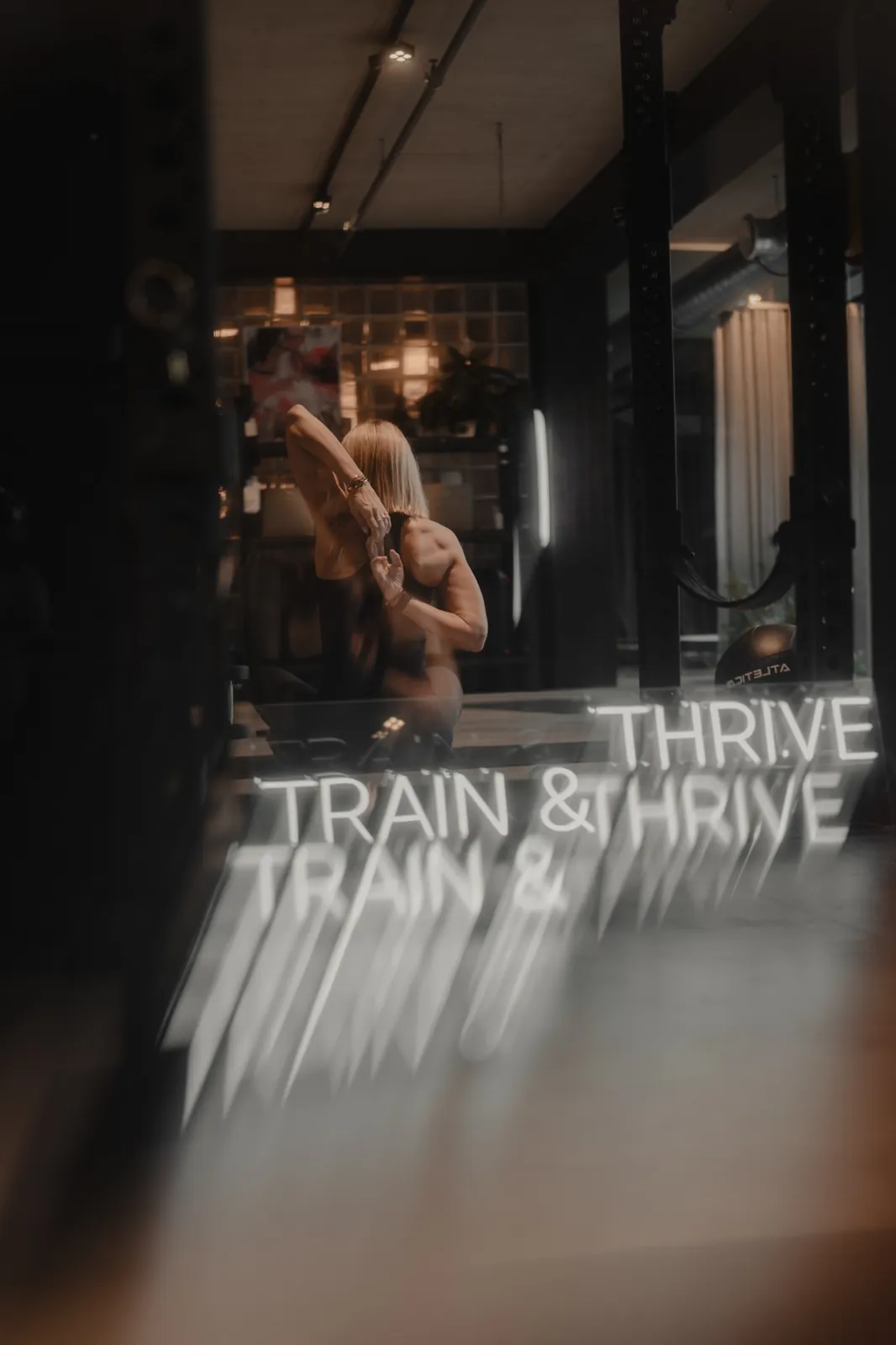 Kathrin beim Personal Training im Train & Thrive Studio
